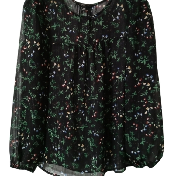 Banana Republic Tops - Sheer Floral Banana Republic Blouse